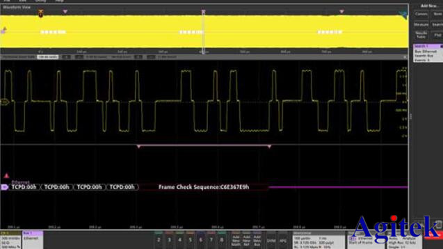 用泰克示波器調試以太網問題(圖11)