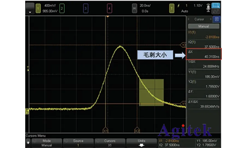 是德示波器怎樣使用才能發現毛刺？(圖4)